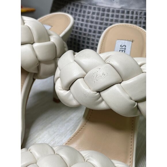 Steve Madden Kenley Heel White Women's Size 7.5 - Picture 11 of 15